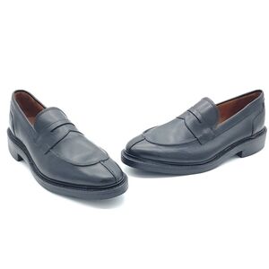 Allen Edmonds DENALI Penny Loafers Black Leather Slip On Men's Size 7.5 D